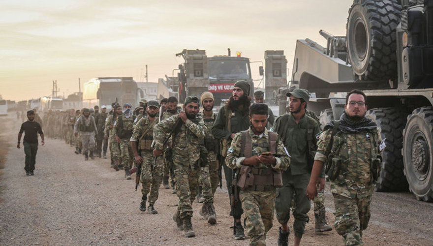 Формирование самого крупного военного повстанческого образования, насчитывающего 80 000 бойцов на севере Сирии